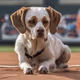 dog on rally
