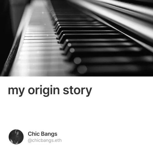 my origin story