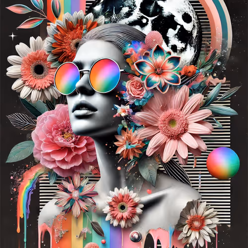 Stardust and Petals: Galactic Bloom Awakening