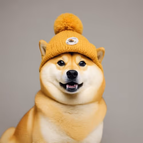 doge with hat