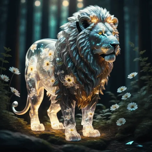 Lion On The Base ( Free Mint )