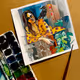 WIP of my painting; Night by the window
