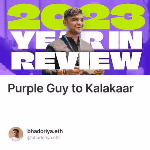 Purple Guy to Kalakaar