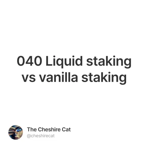 040 Liquid staking vs vanilla staking