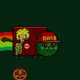 Miggles Zombie runs through Halloween