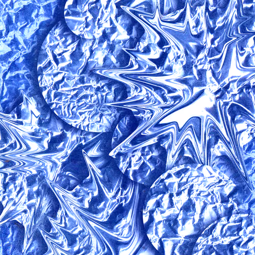 Silver and Blue