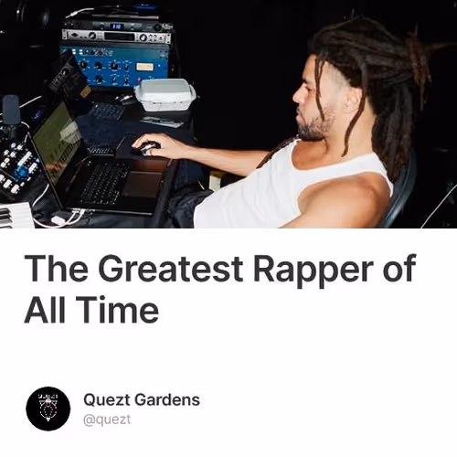 The Greatest Rapper of All Time