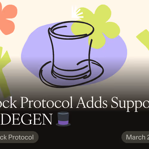 Unlock Protocol Adds Support for $DEGEN 🎩