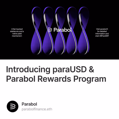 Introducing paraUSD & Parabol Rewards Program