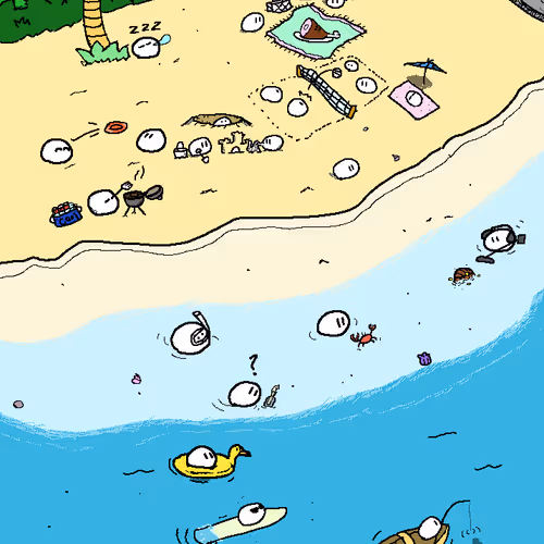 beach slime sketch #6