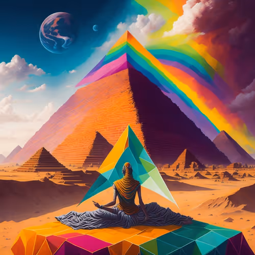 Pyramid of Rainbow