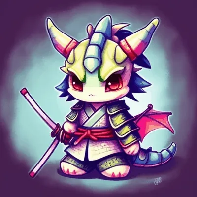 Dragon Samurai Baby