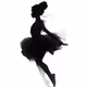 Silhouette ballerina