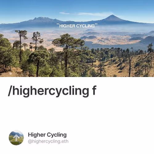 ↑ HIGHER CYCLING ↑