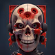 Hi tech skull