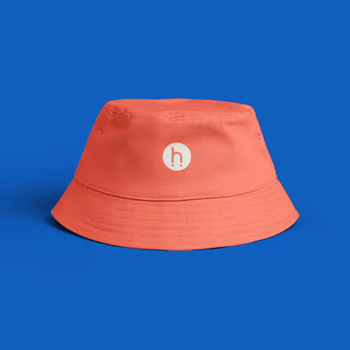 Hunt Town Bucket Hat (Salmon)