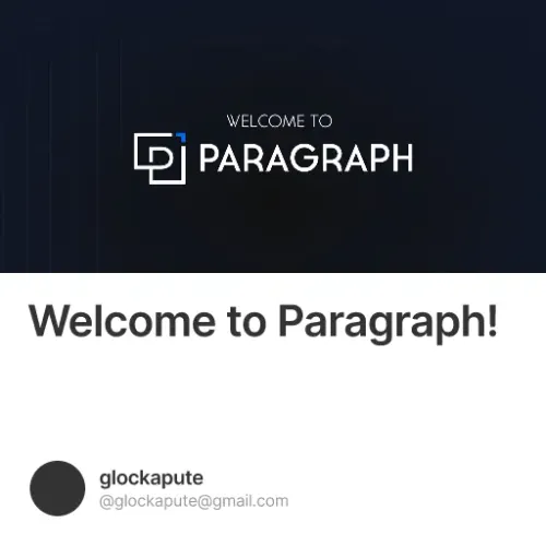 Welcome to Paragraph!