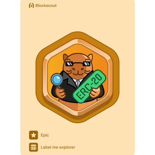 Label me explorer badge
