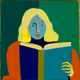 BLONDE WITH A BOOK