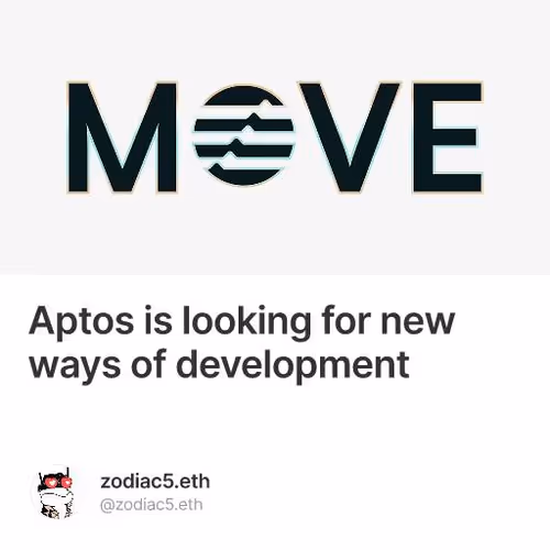Aptos is looking for new ways of development