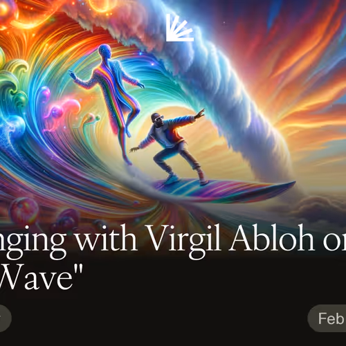 "Hanging with Virgil Abloh on the Wave"