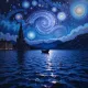 boat sky