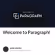 Welcome to Paragraph!