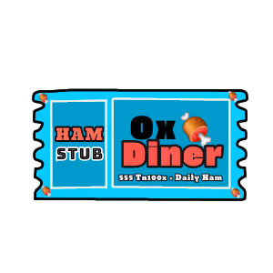 Ox Diner - Ham Stub
