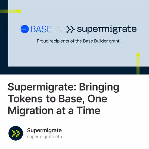 Supermigrate: Bringing Tokens to Base, One Migration at a Time