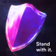 Stand with it.