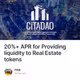 20%+ APR for Providing liquidity to Real Estate tokens