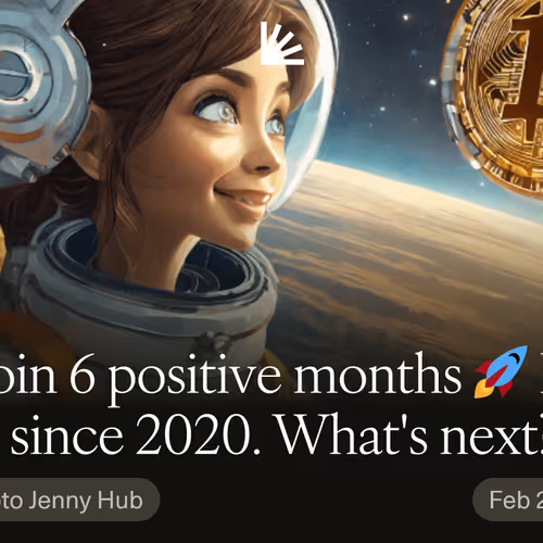 Bitcoin 6 positive months 🚀 First time since 2020. What's next?