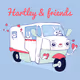Hartley & Friends Truckster Bunnies