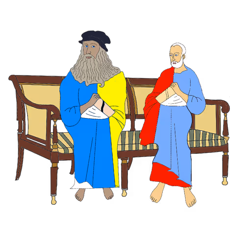 da vinic on a empire bench BY William Manier IV