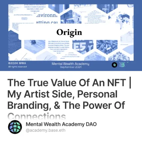 The True Value Of An NFT | My Artist Side, Personal Branding, & The Power Of Connections
