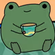 peaceful frogs