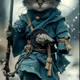 Based cat samurai