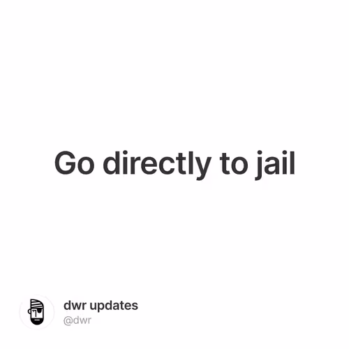 Go directly to jail