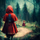 Little Red Riding Hood in a parallel universe