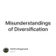Misunderstandings of Diversification