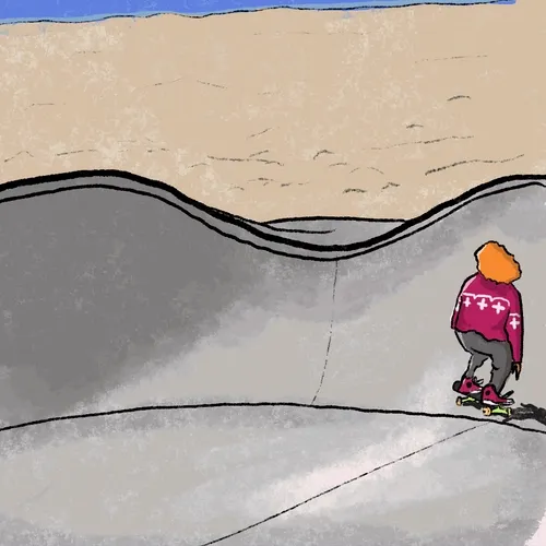 Nouns Skater at Venice Beach