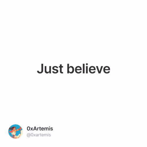 Just believe