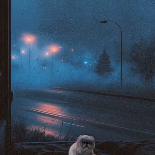 Mister Miggles Cozy in bed