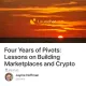 Four Years of Pivots: Lessons on Building Marketplaces and Crypto Apps