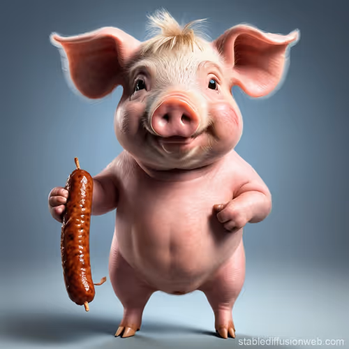 piglet sausage