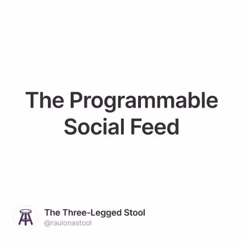 The Programmable Social Feed