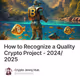 How to Recognize a Quality Crypto Project - 2024/2025