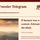 The Traveler Telegram: Mar 2025