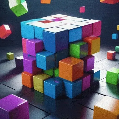 Crashing cubes