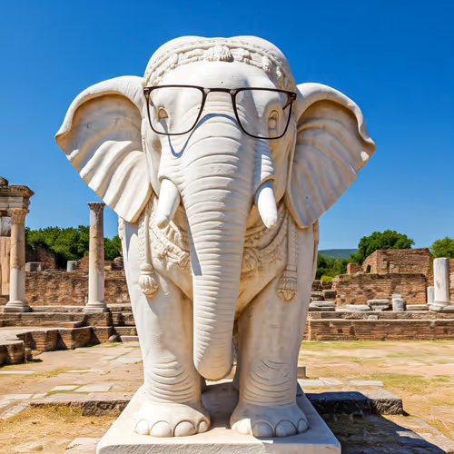 A Very Serious Elephant